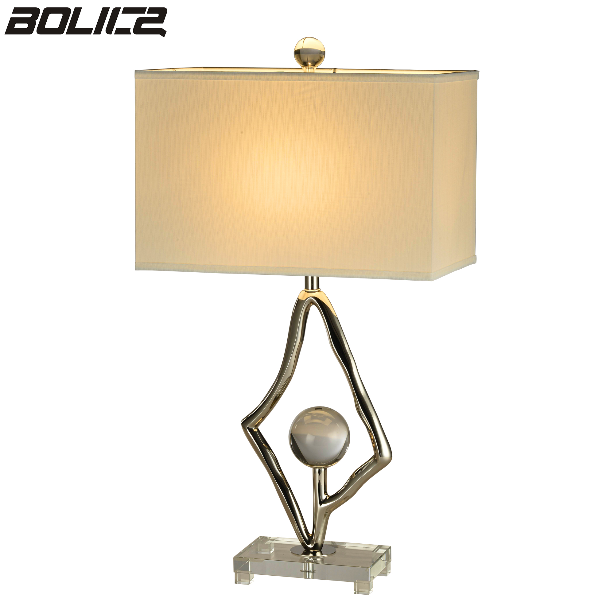 Licht luxe kristallen bol abstracte lichten