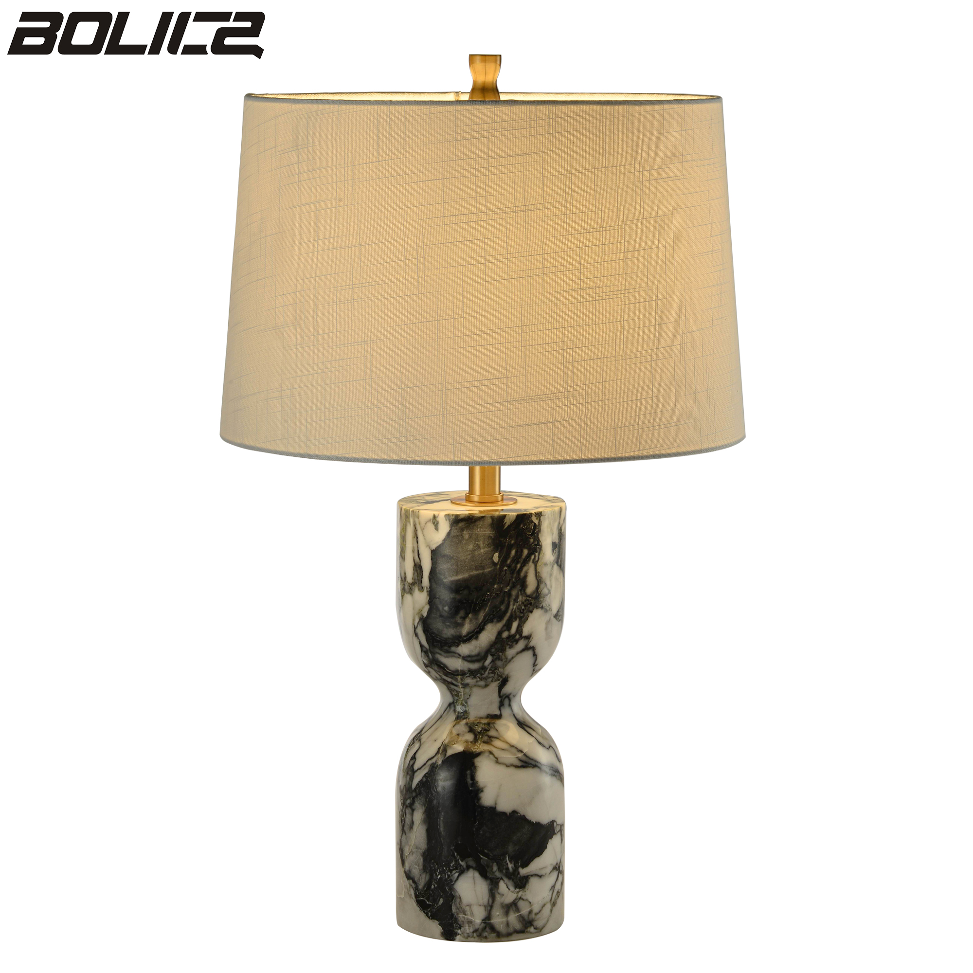 Moderne lichte luxe marmeren tafellamp