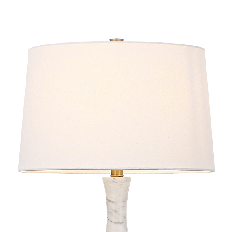 Hoogwaardige witte marmeren tafellamp