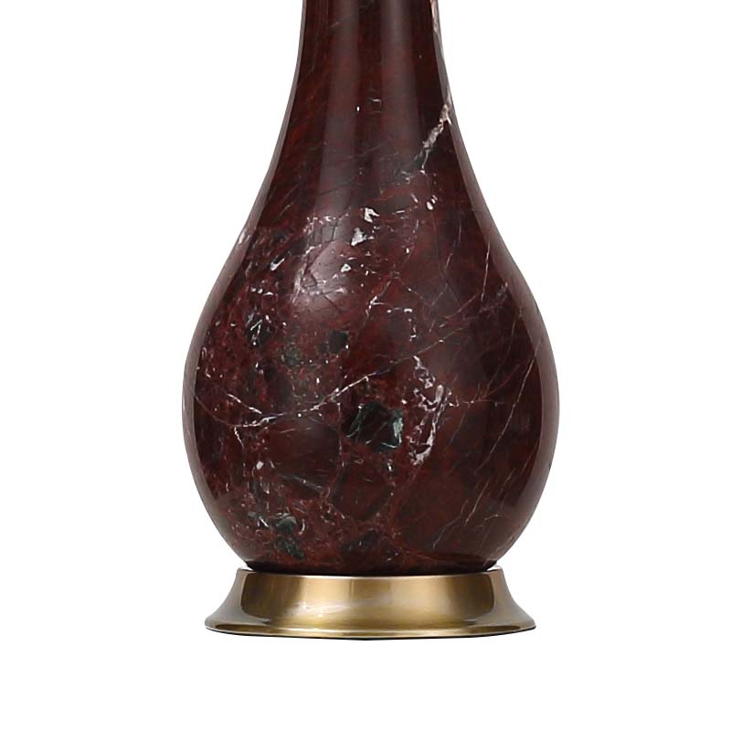 Luxe flesvormige marmeren tafellamp