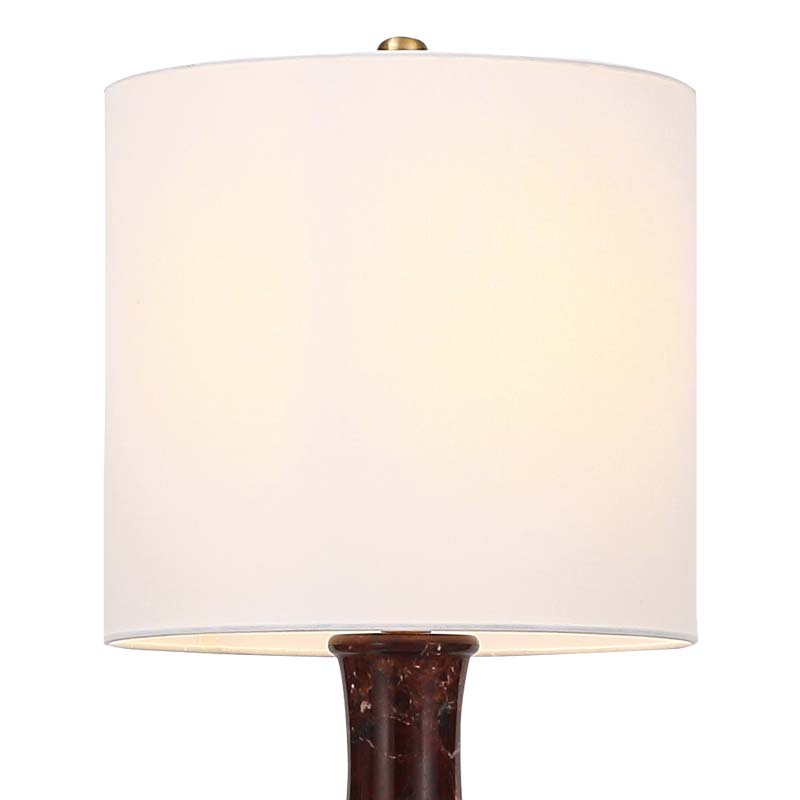 Luxe flesvormige marmeren tafellamp