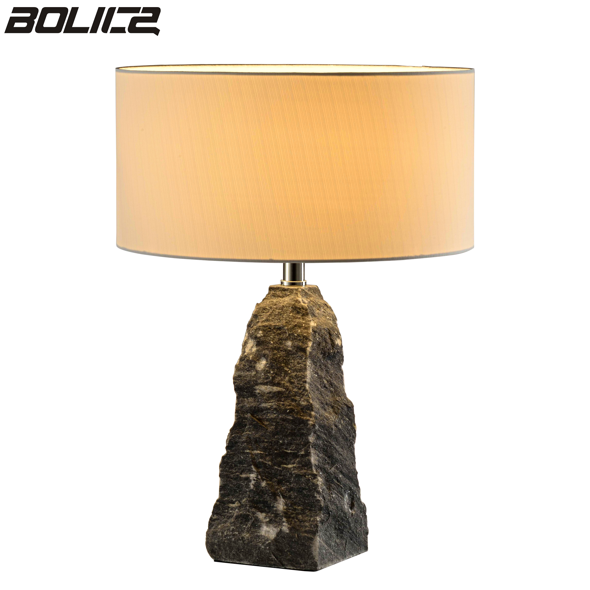 Creatieve stenen lampvoet tafellamp