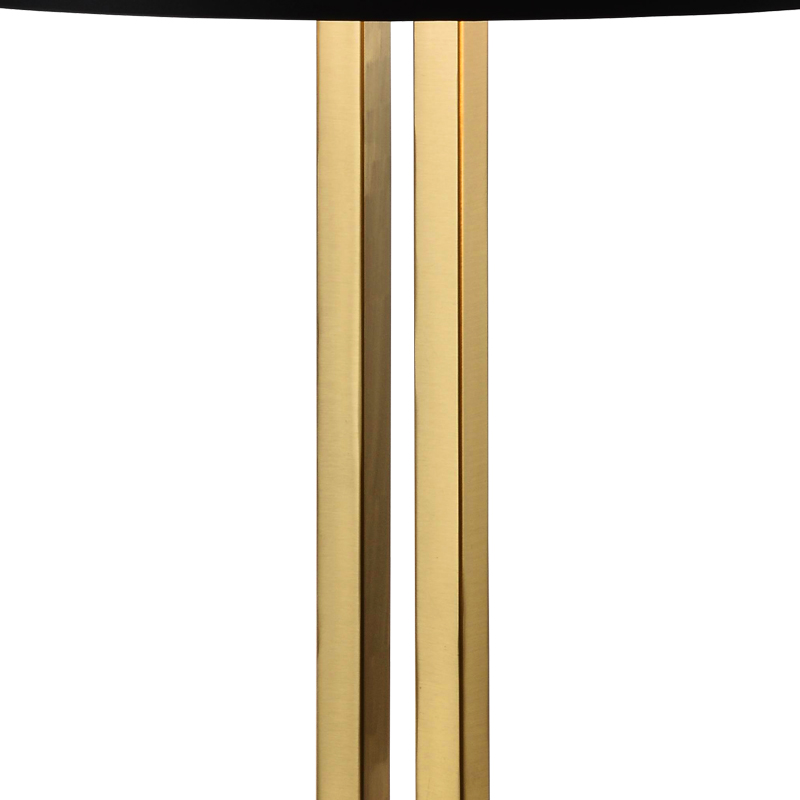 Moderne metalen holle tafellamp