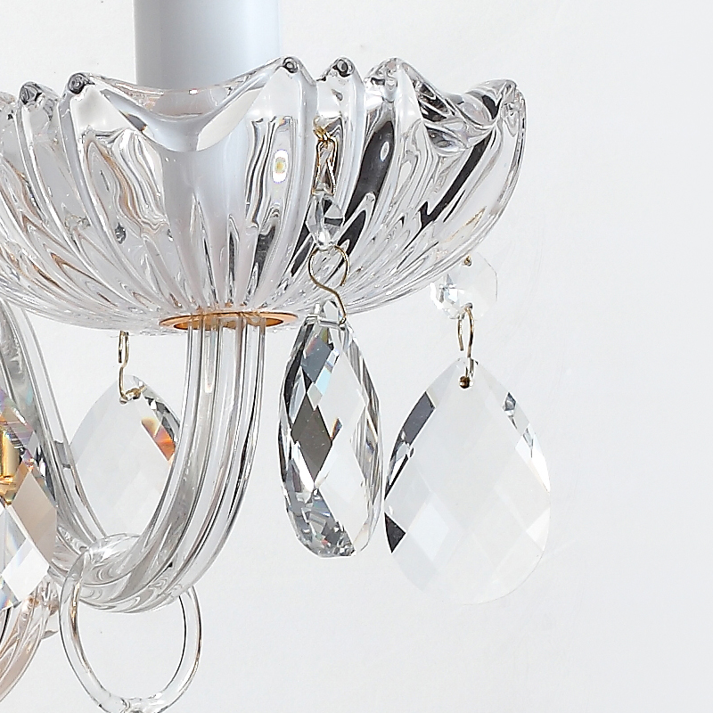 Woonkamer gang plug-in ijzeren paleis kaars wandlamp