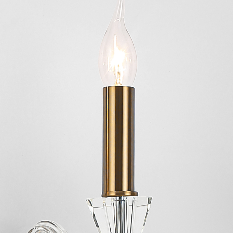 Unieke Amerikaanse stijl paleis kaars marmeren wandlamp