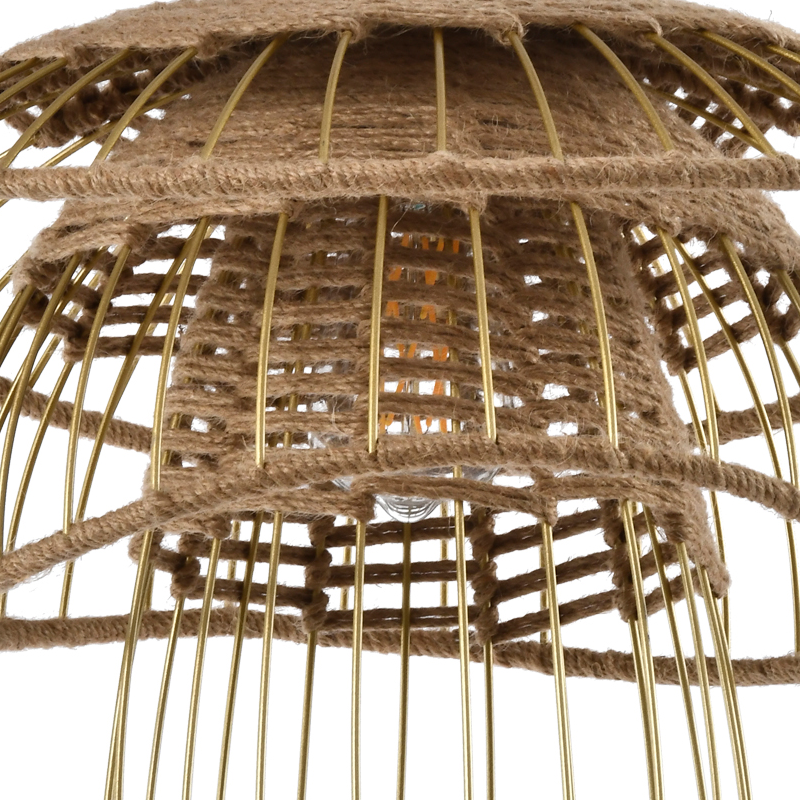 Moderne ijzeren kroonluchter in wabi-sabi-stijl voor de studeerkamer en eetkamer