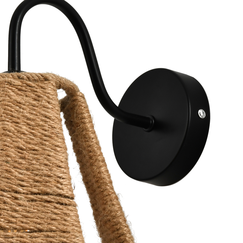 Oude stijl slaapkamer gang industriële stijl zwarte wandlamp