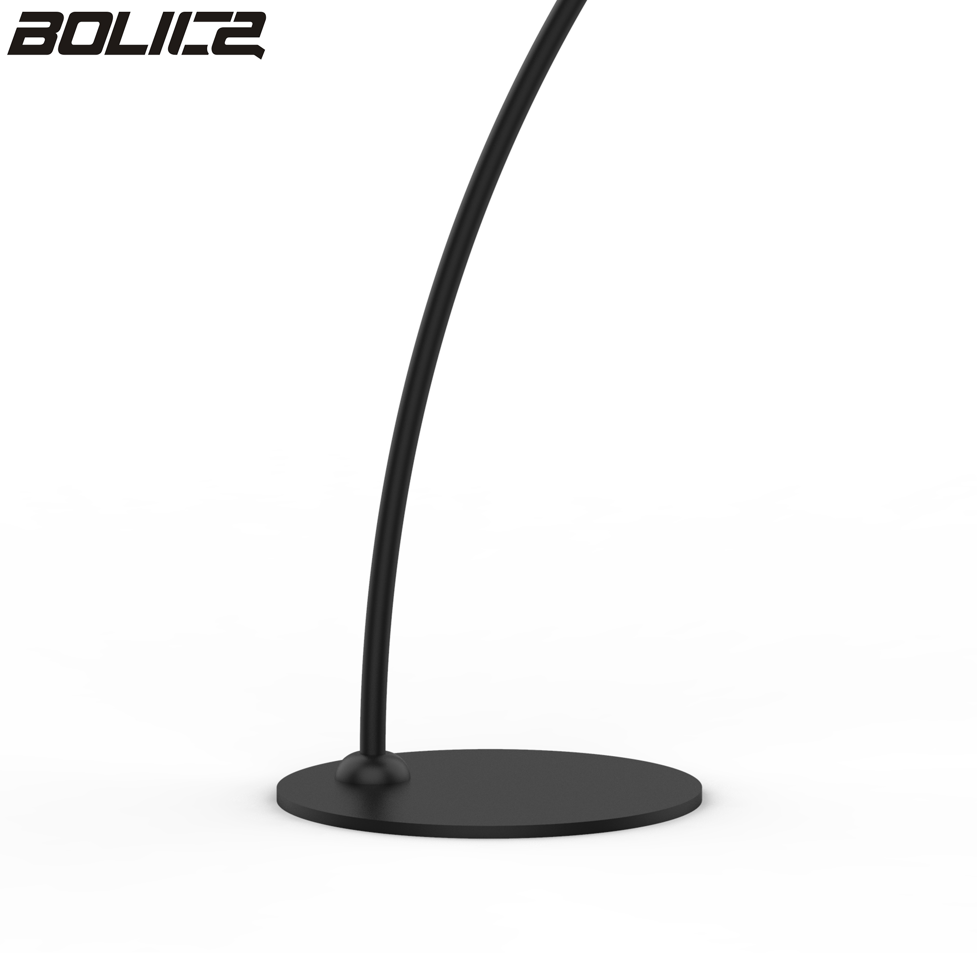 New matte black metal table lamp
