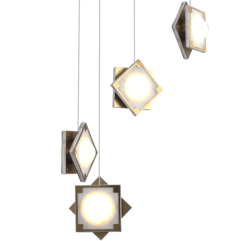 Moderne, eenvoudige, unieke decoratieve kroonluchter