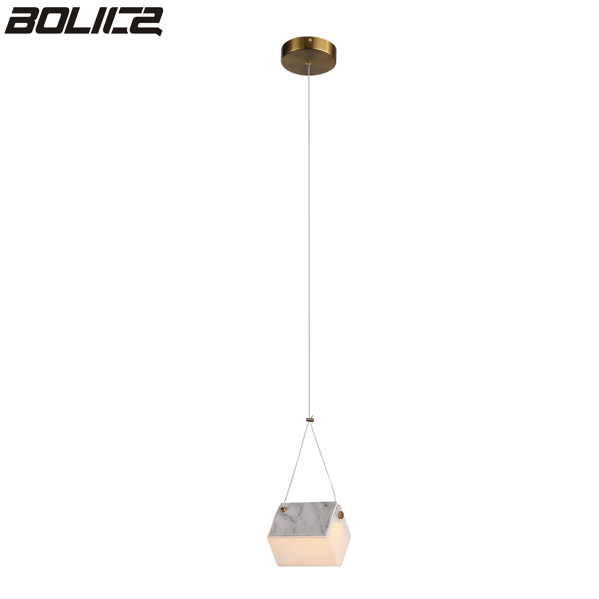 Minimalistische moderne geometrische prisma kroonluchter