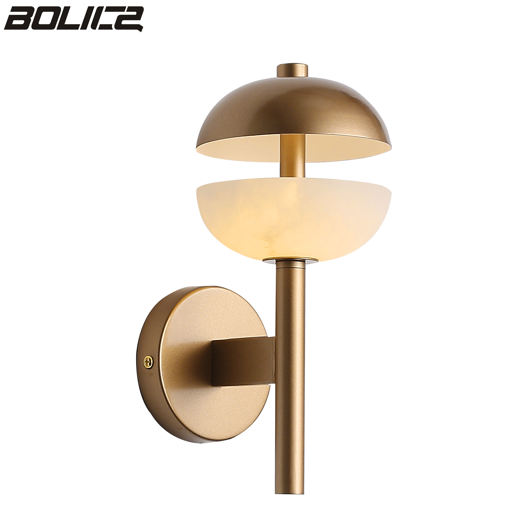 Albast gouden moderne minimalistische wandlamp