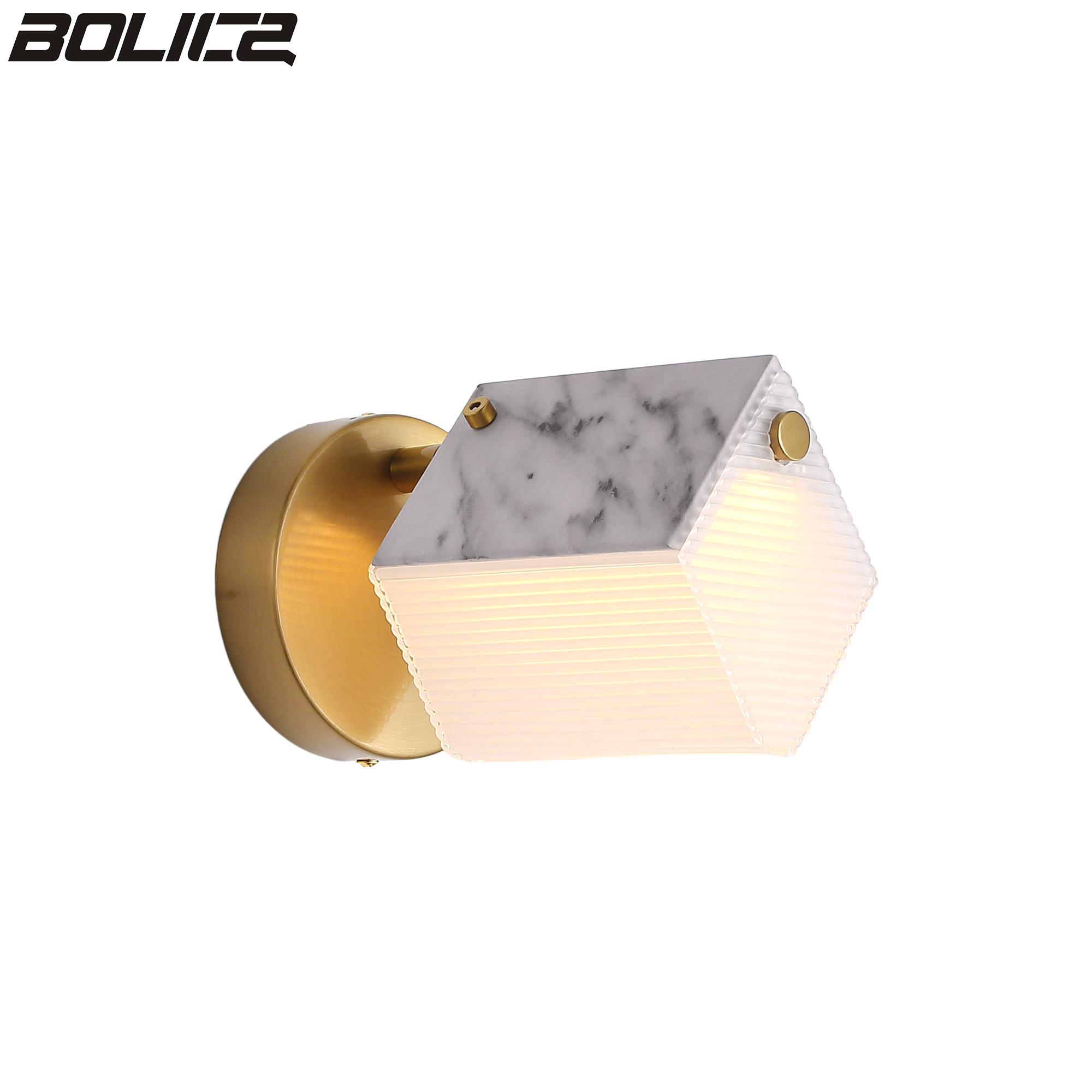 Geometrische minimalistische slaapkamerwandlamp