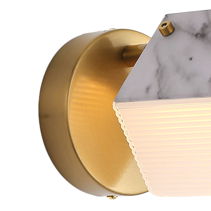 Geometrische minimalistische slaapkamerwandlamp