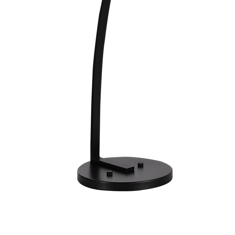 Moderne zwarte minimalistische decoratieve staande lamp
