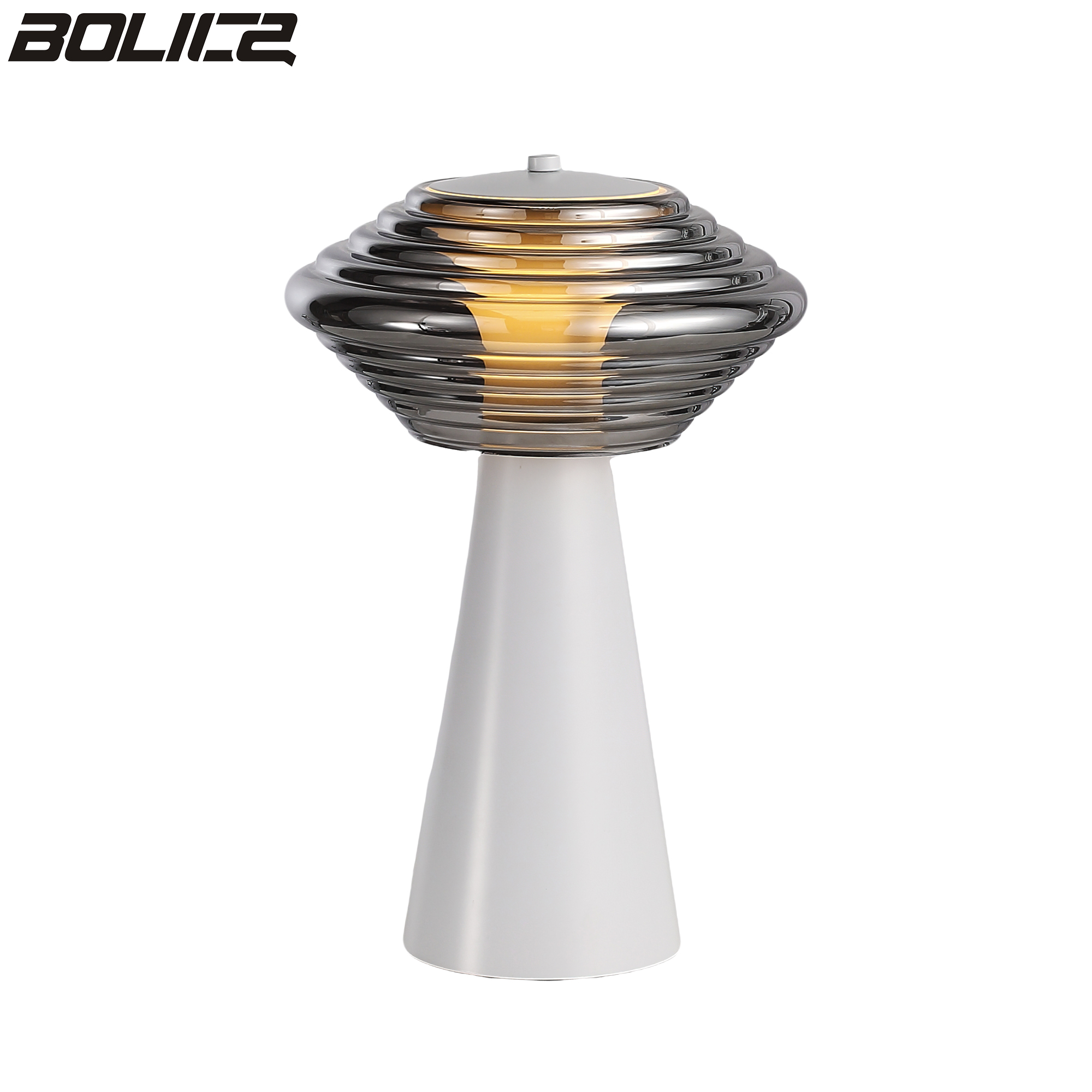 Λευκό μοντέρνο μινιμαλιστικό διακοσμητικό επιτραπέζιο φωτιστικό