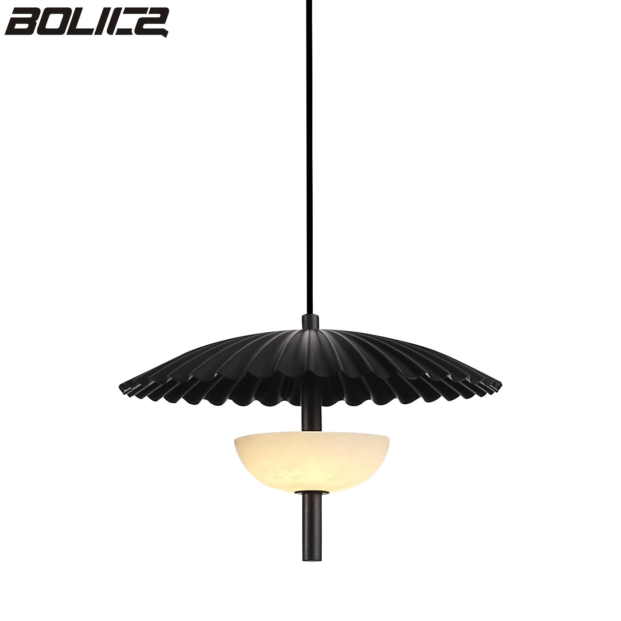 Minimalist bedside decorative LED pendant light