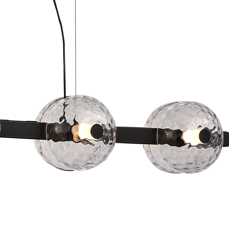 Zwarte metalen decoratieve hanglamp voor restaurants