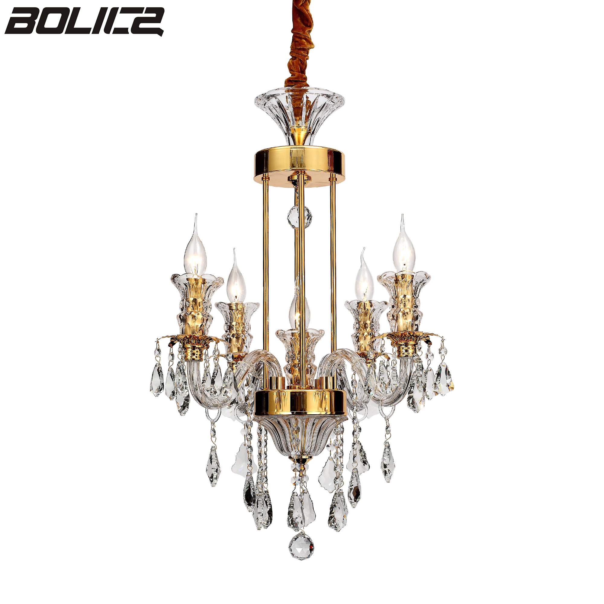 ユニークな金色のヴィラホールのシャンデリア ユニークな金色のヴィラホールのシャンデリア