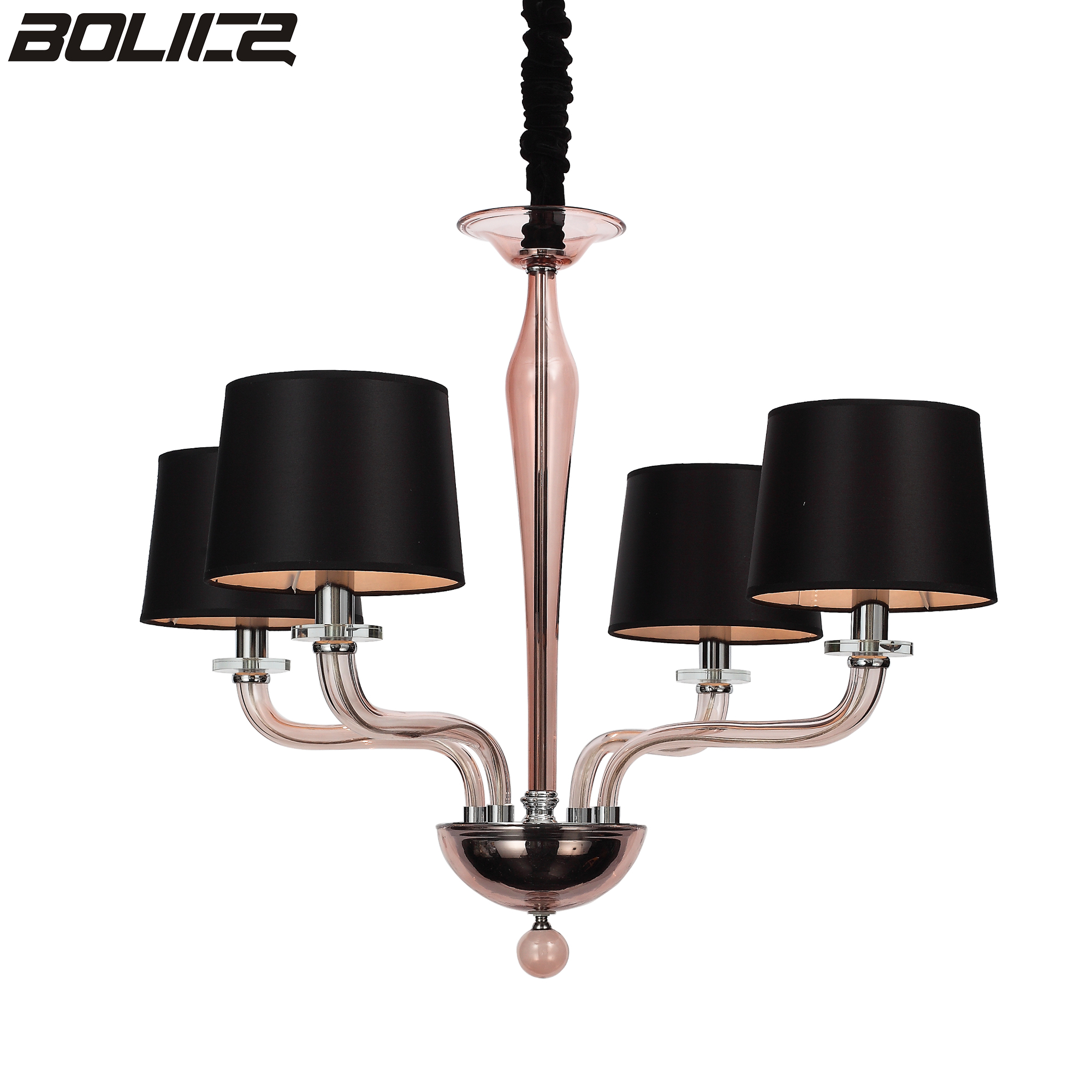 Lustre d'intérieur traditionnel couleur champagne