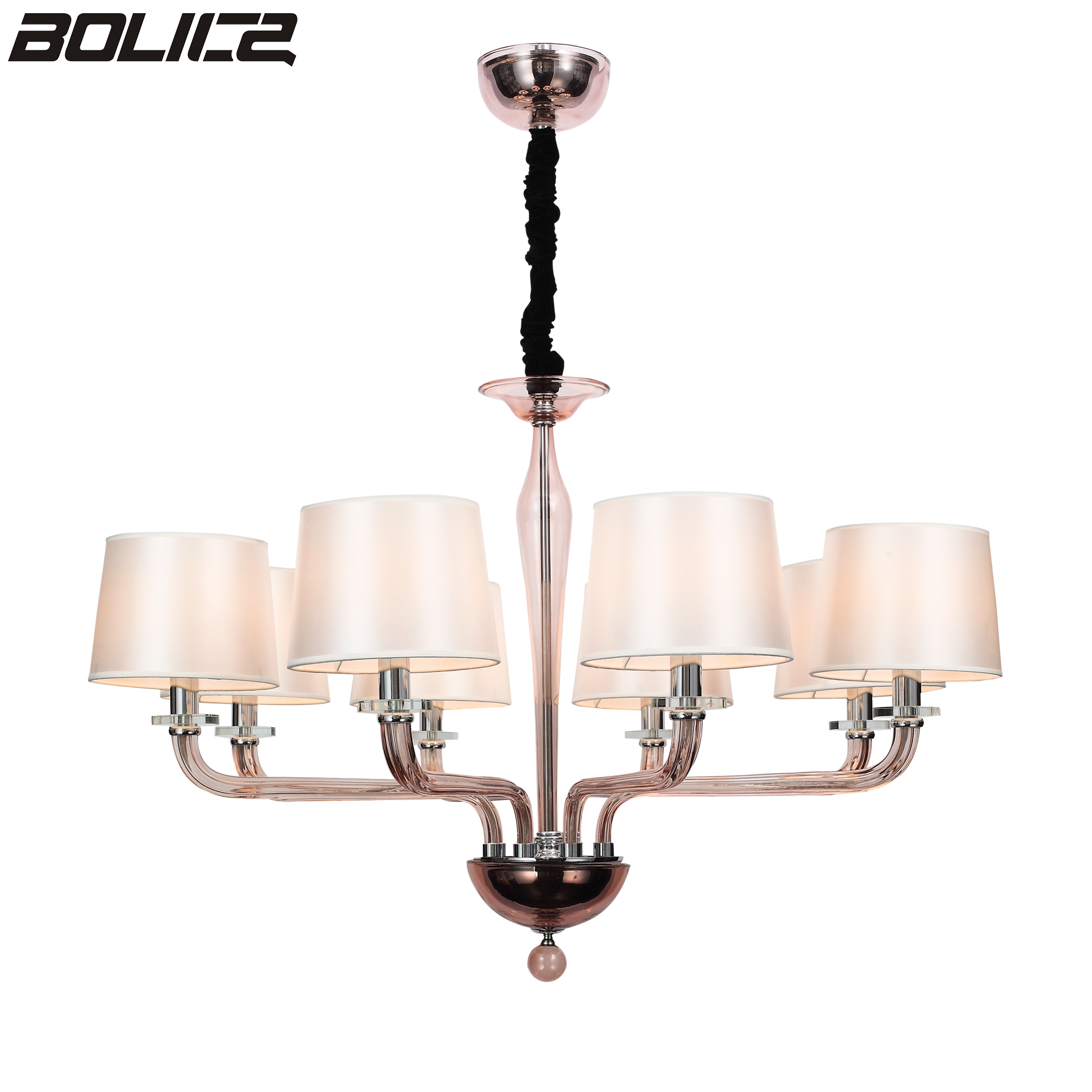 Lustre d'intérieur traditionnel couleur champagne