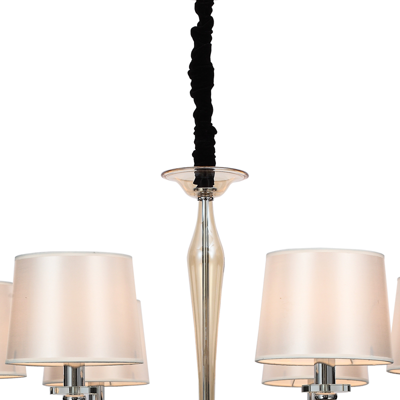 European-style chandelier with lampshades for the bedroom.