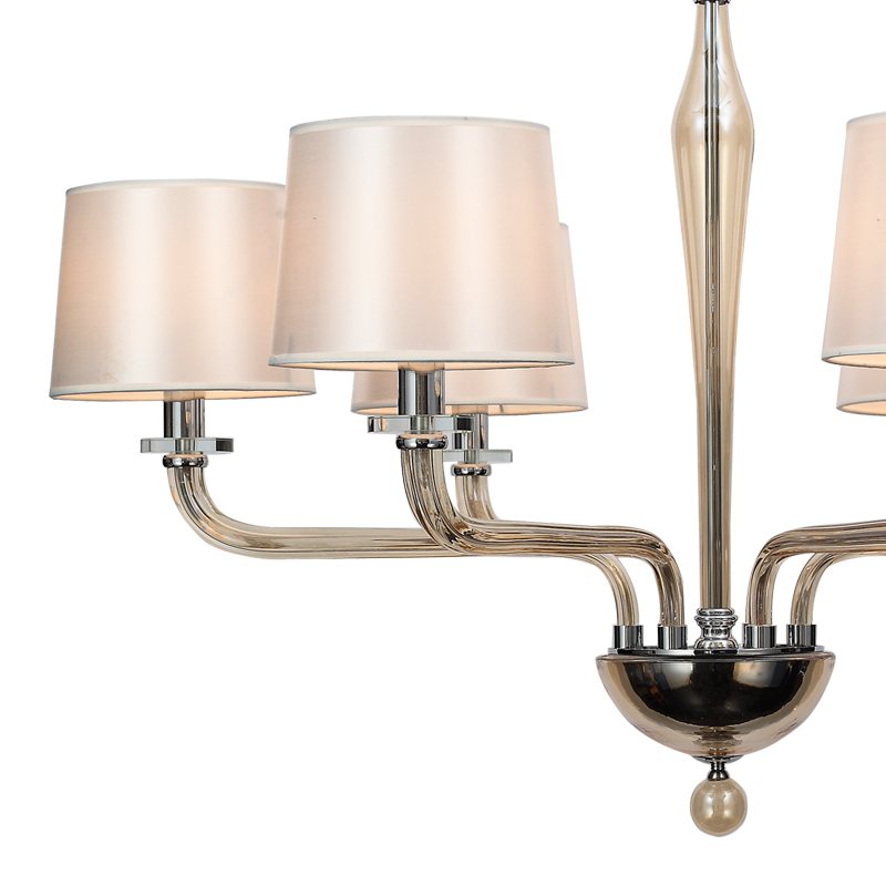 European-style chandelier with lampshades for the bedroom.