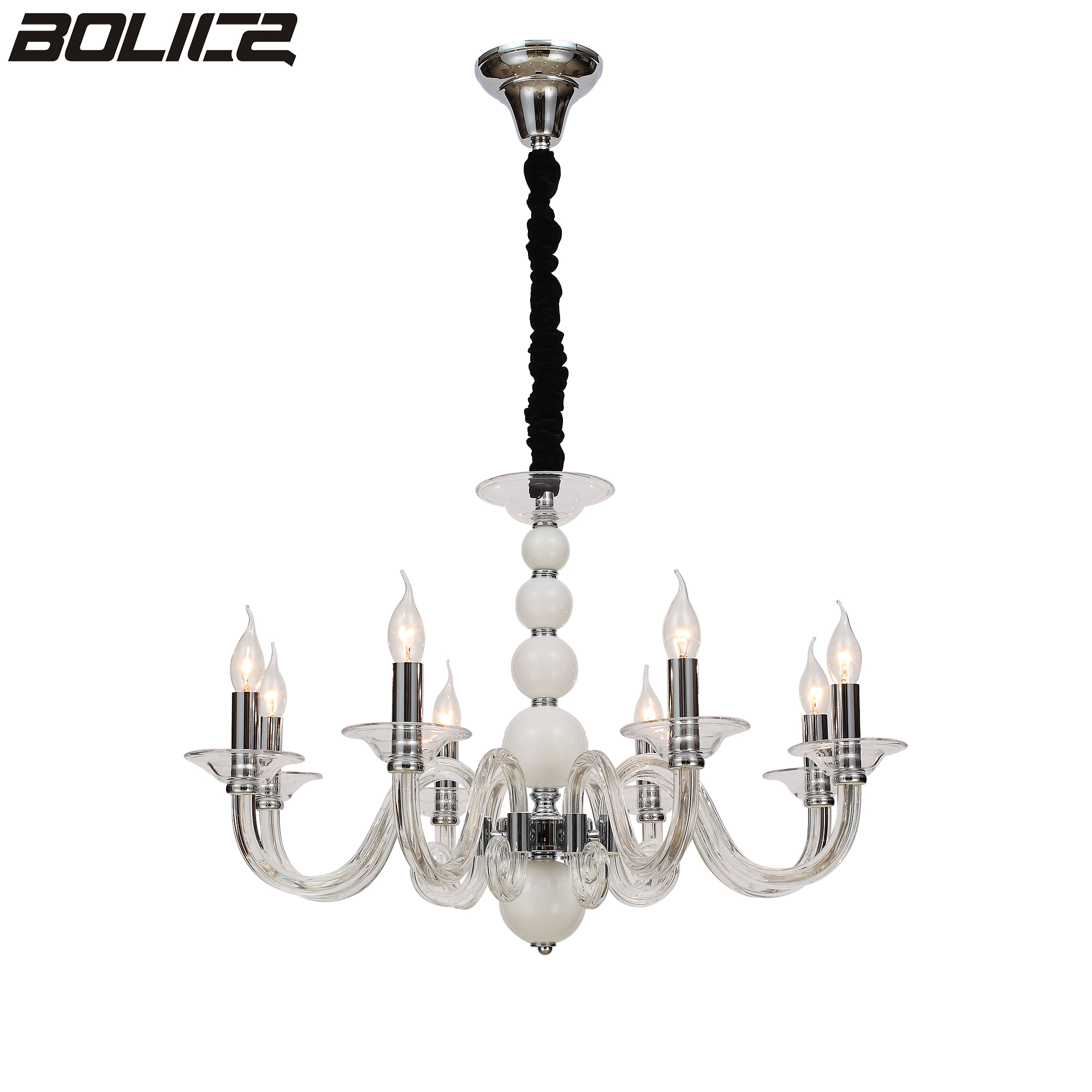 ヨーロッパ風のモダンな6本燭台シャンデリア