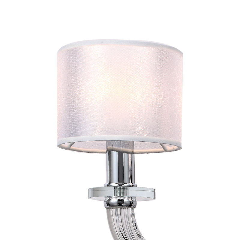 European style indoor wall lamp with lampshade