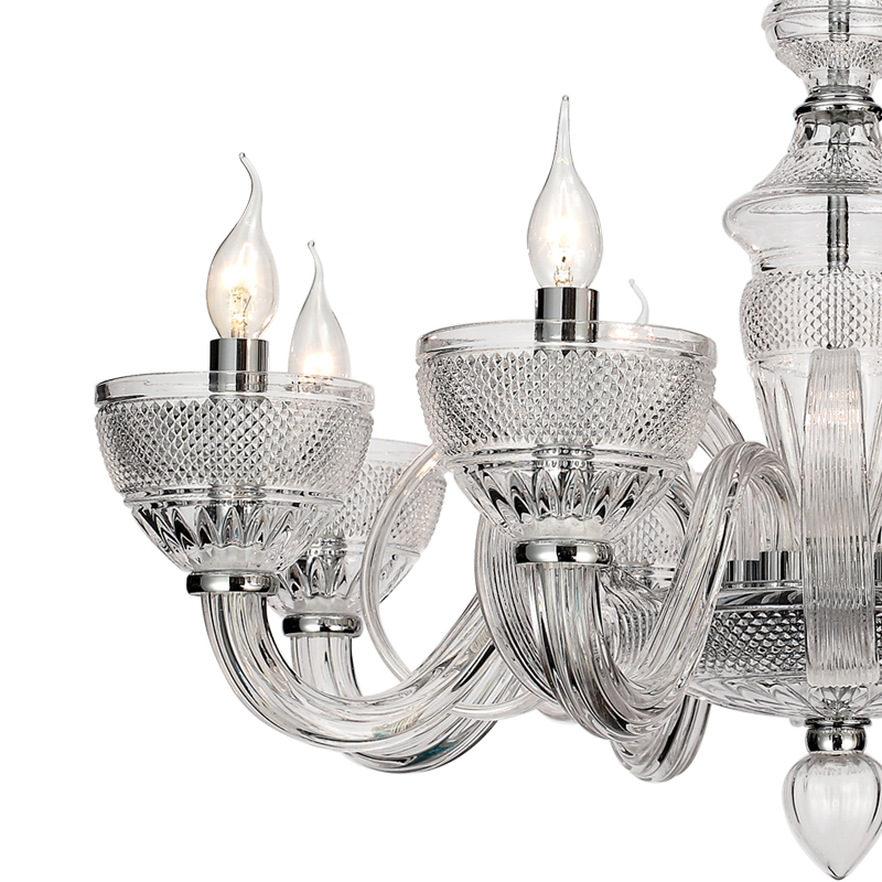 Empire-style ceiling candle chandelier