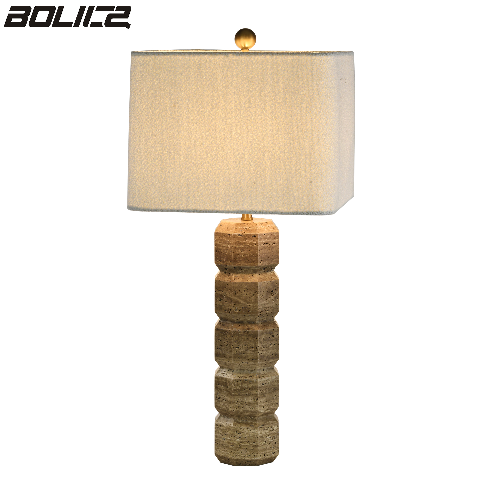 Marble bedroom living room decorative table lamp