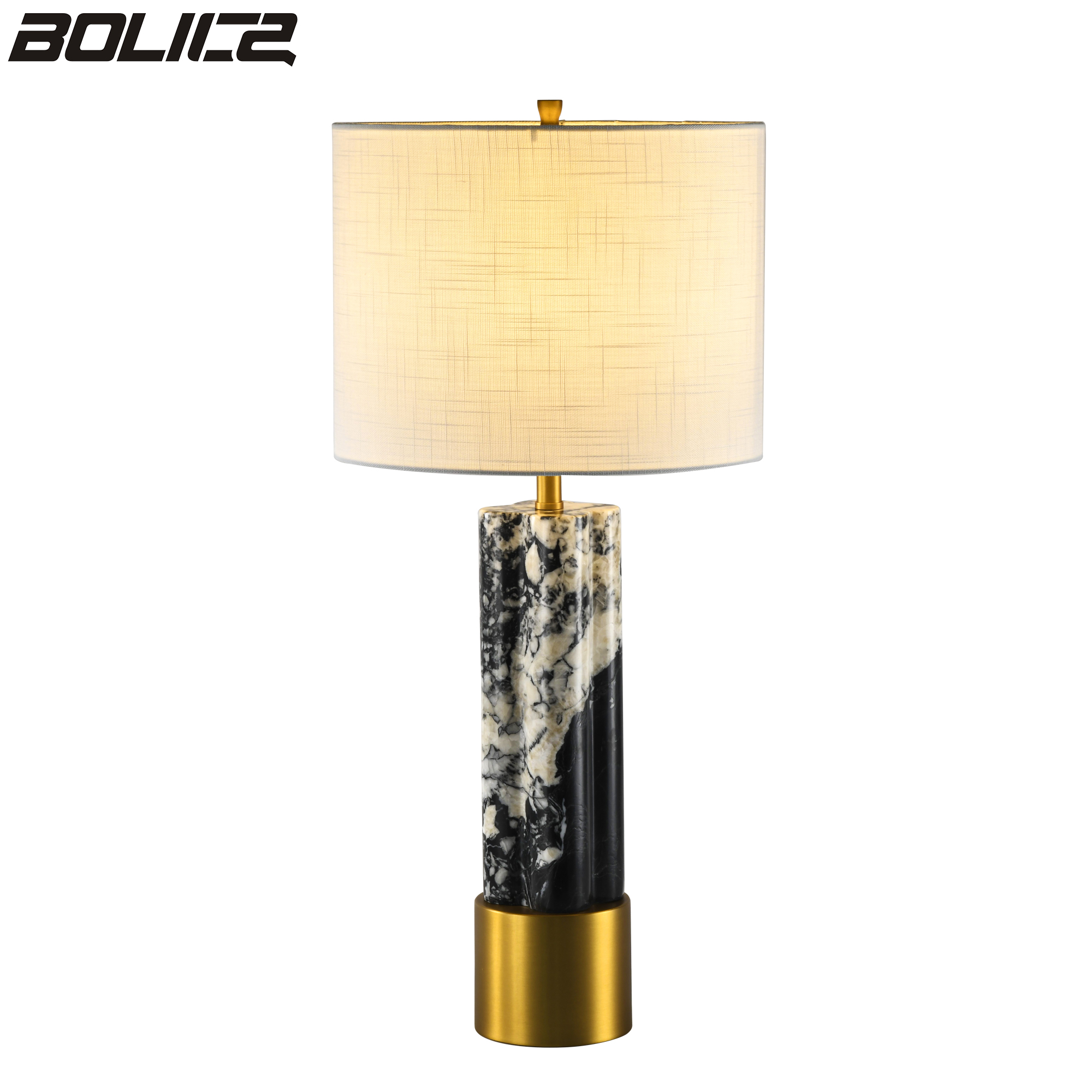 Minimalist modern marble high-end metal chandelier