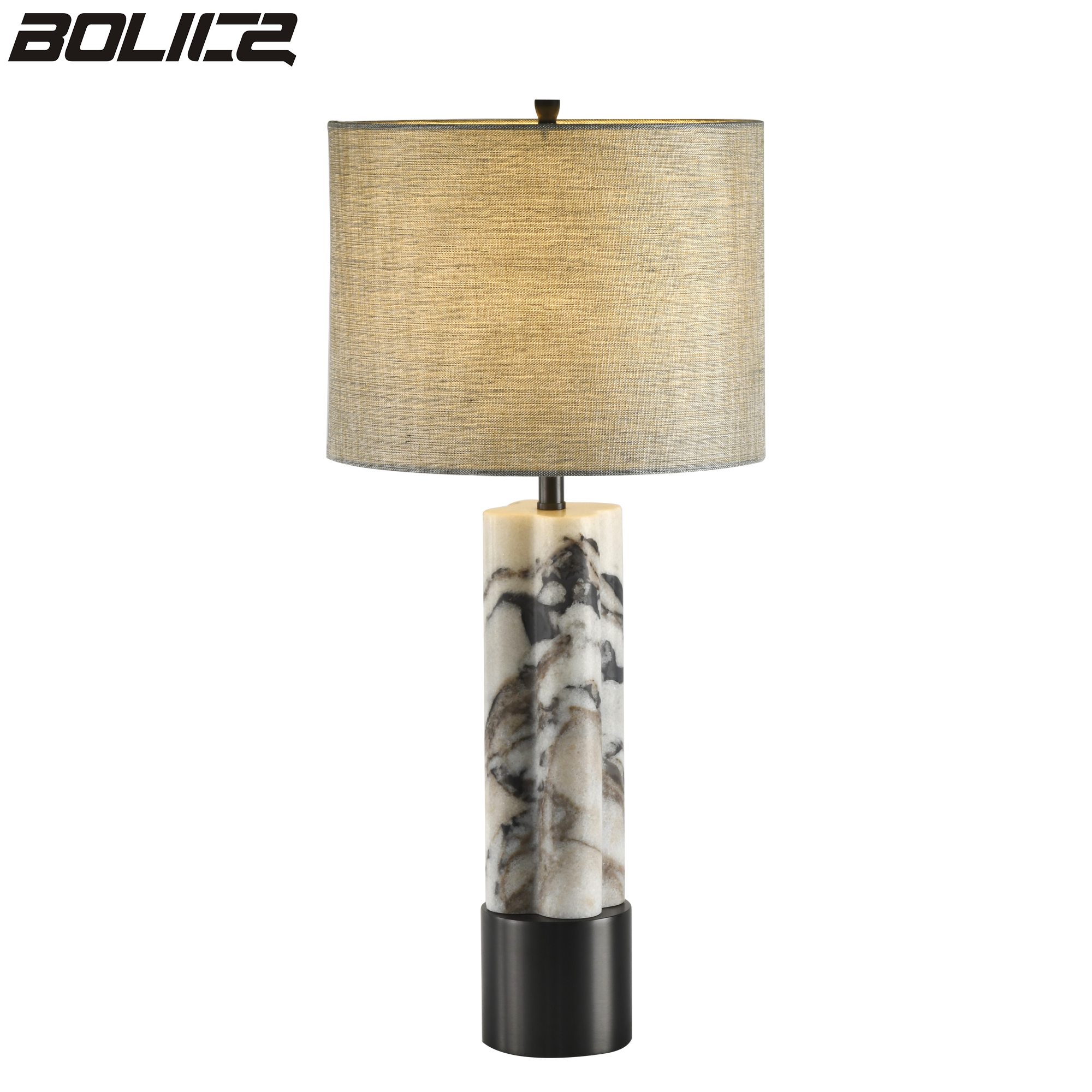 Minimalist modern marble high-end metal chandelier