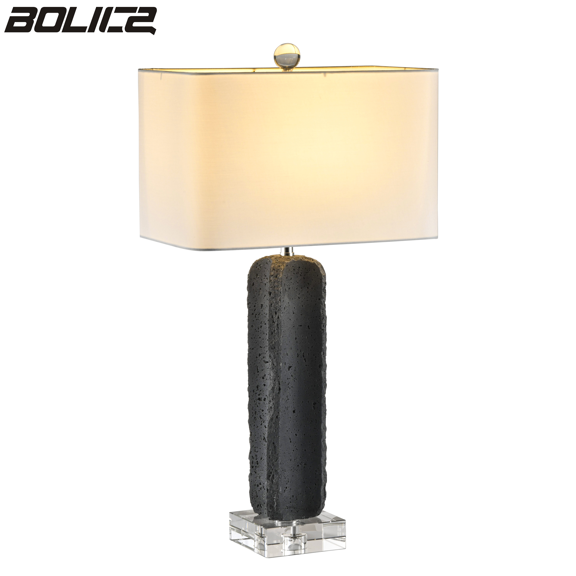 White sandstone interior decorative table lamp