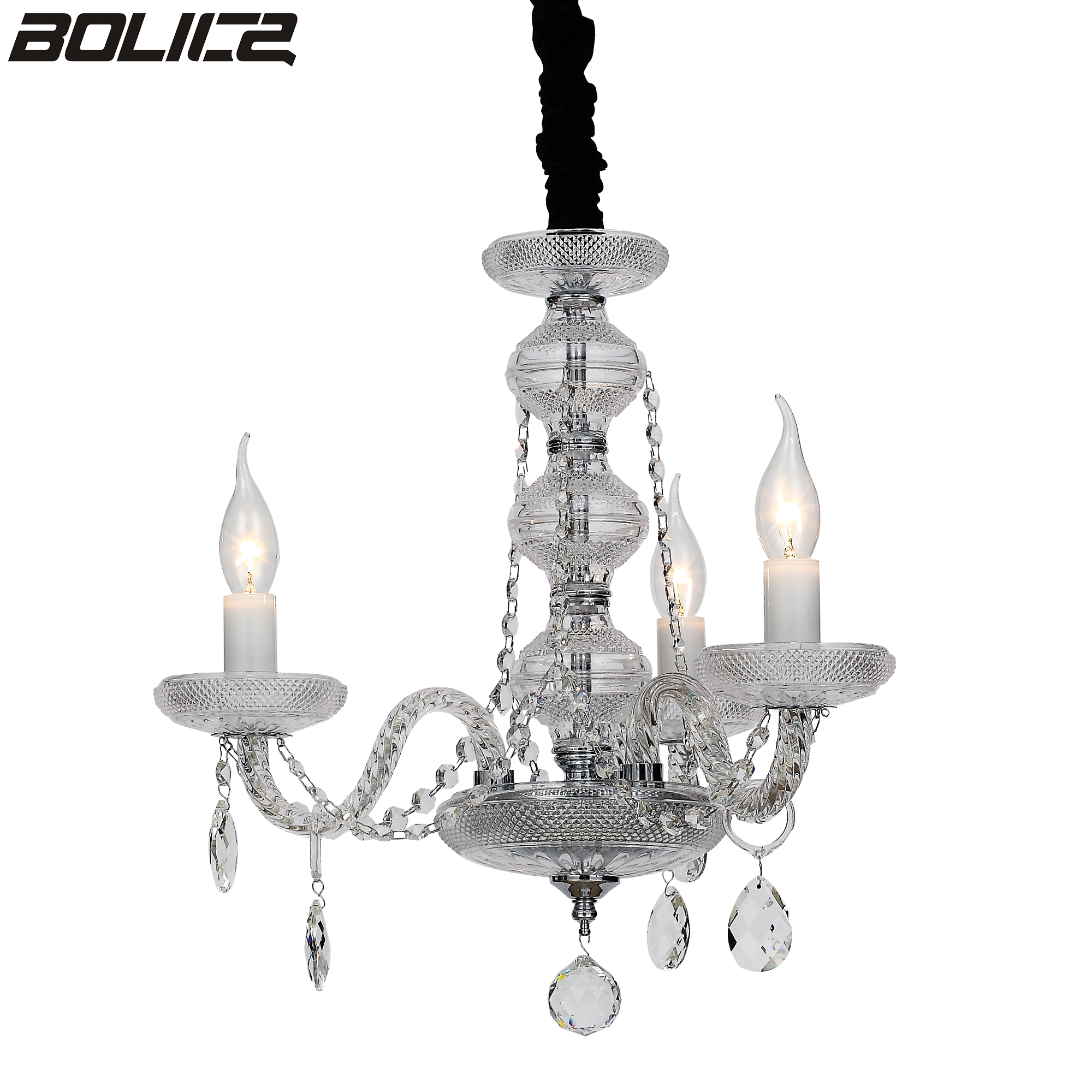 Metal living room decorative chandelier with chain