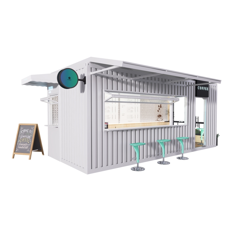 Mini Popup Shop Mobile Coffee Bar Container House