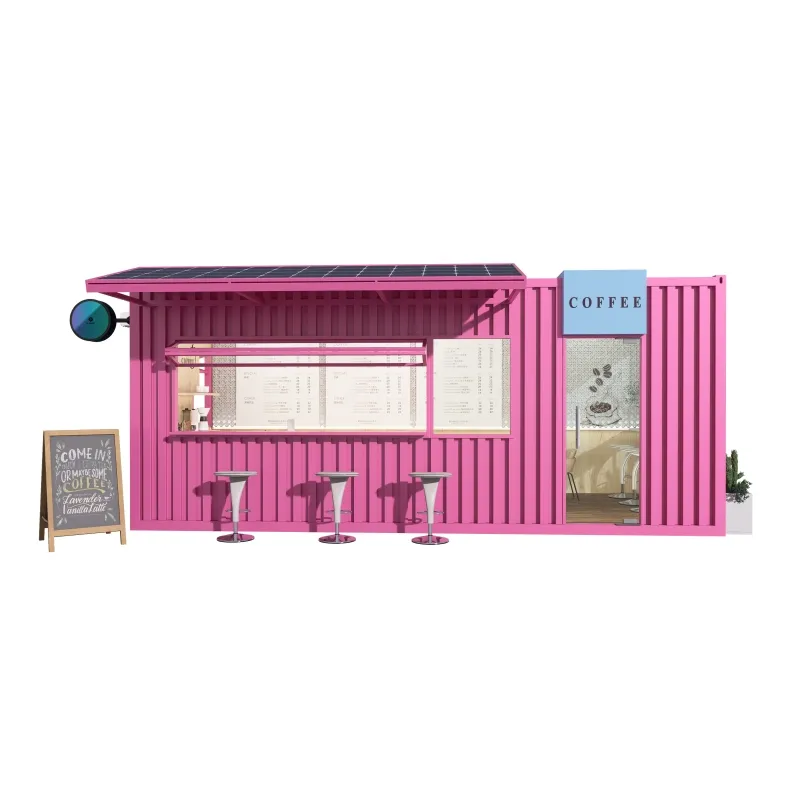 Mini Popup Shop Mobile Coffee Bar Container House