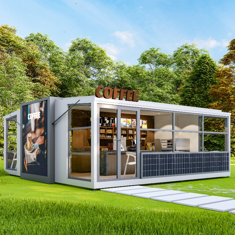 Casa plegable prefabricada ampliable con ruedas