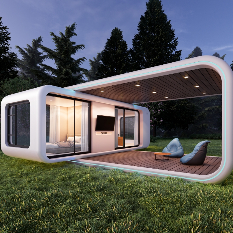 Space Capsule Apple Hollow Style Cabins House