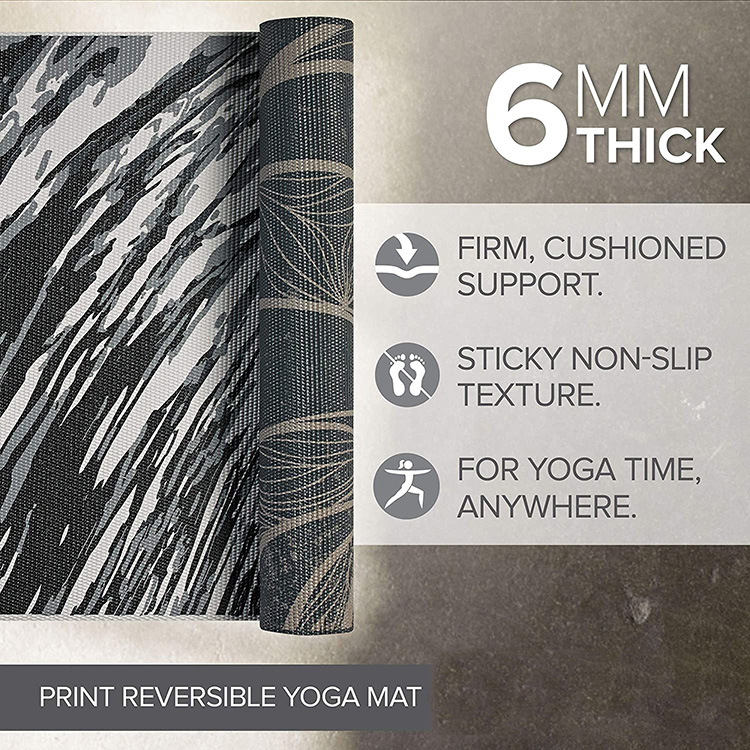 Tapis de yoga imprimé sur mesure en polyuréthane