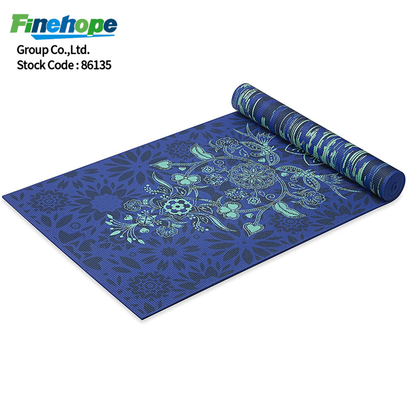Tapis de yoga imprimé personnalisé en gros en polyuréthane