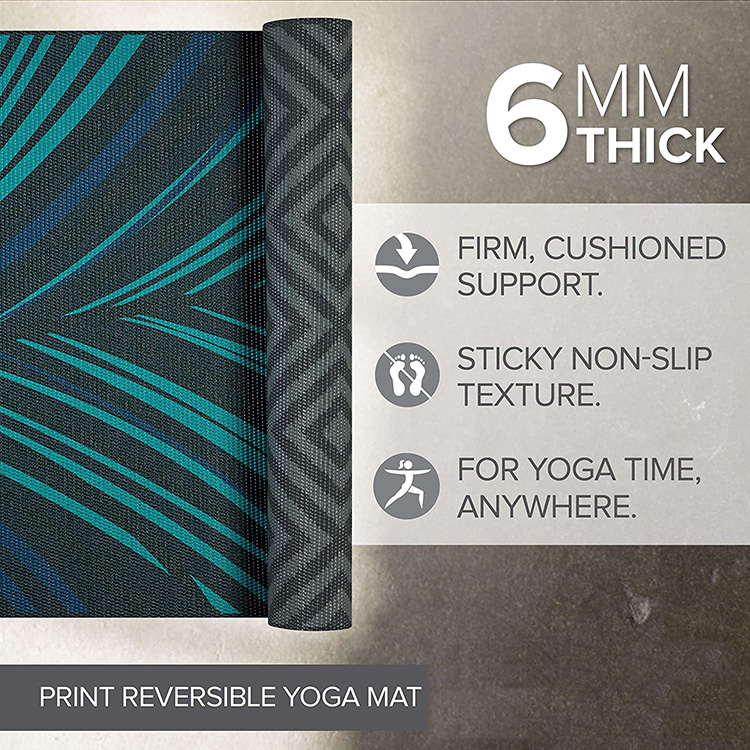 Tapis de yoga imprimé personnalisé en PU