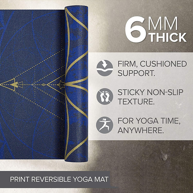 Tapis de yoga en PU, vente chaude