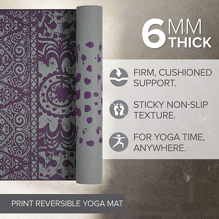 Tapis de yoga avec logo personnalisé en mousse de polyuréthane
