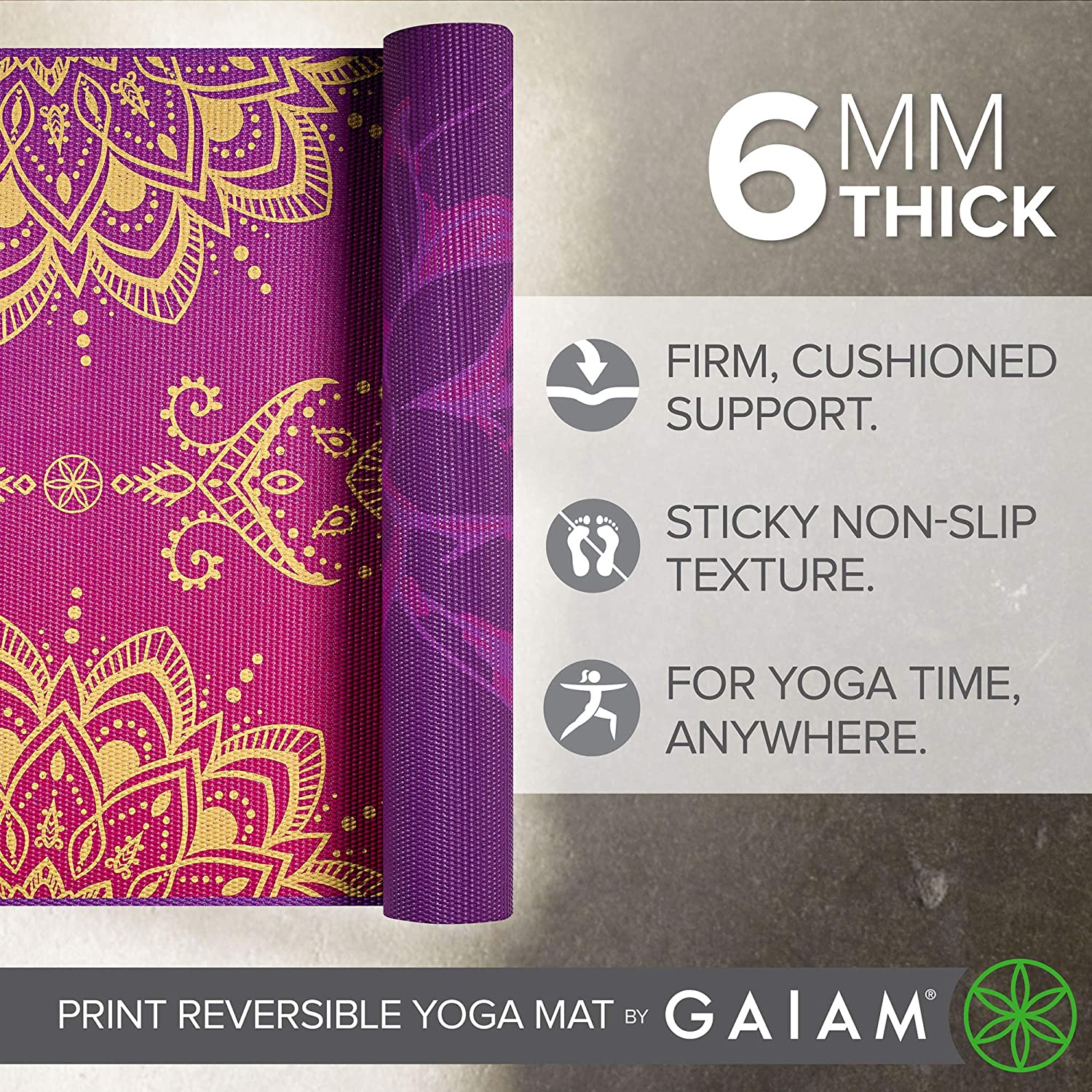 Tapis de yoga en mousse de polyuréthane de haute qualité