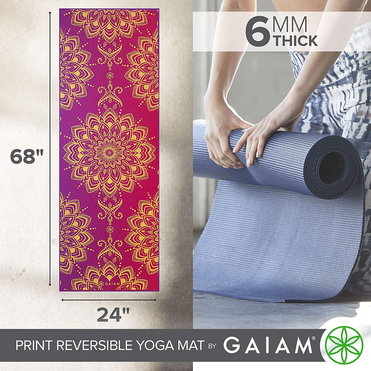Tapis de yoga en mousse de polyuréthane de haute qualité