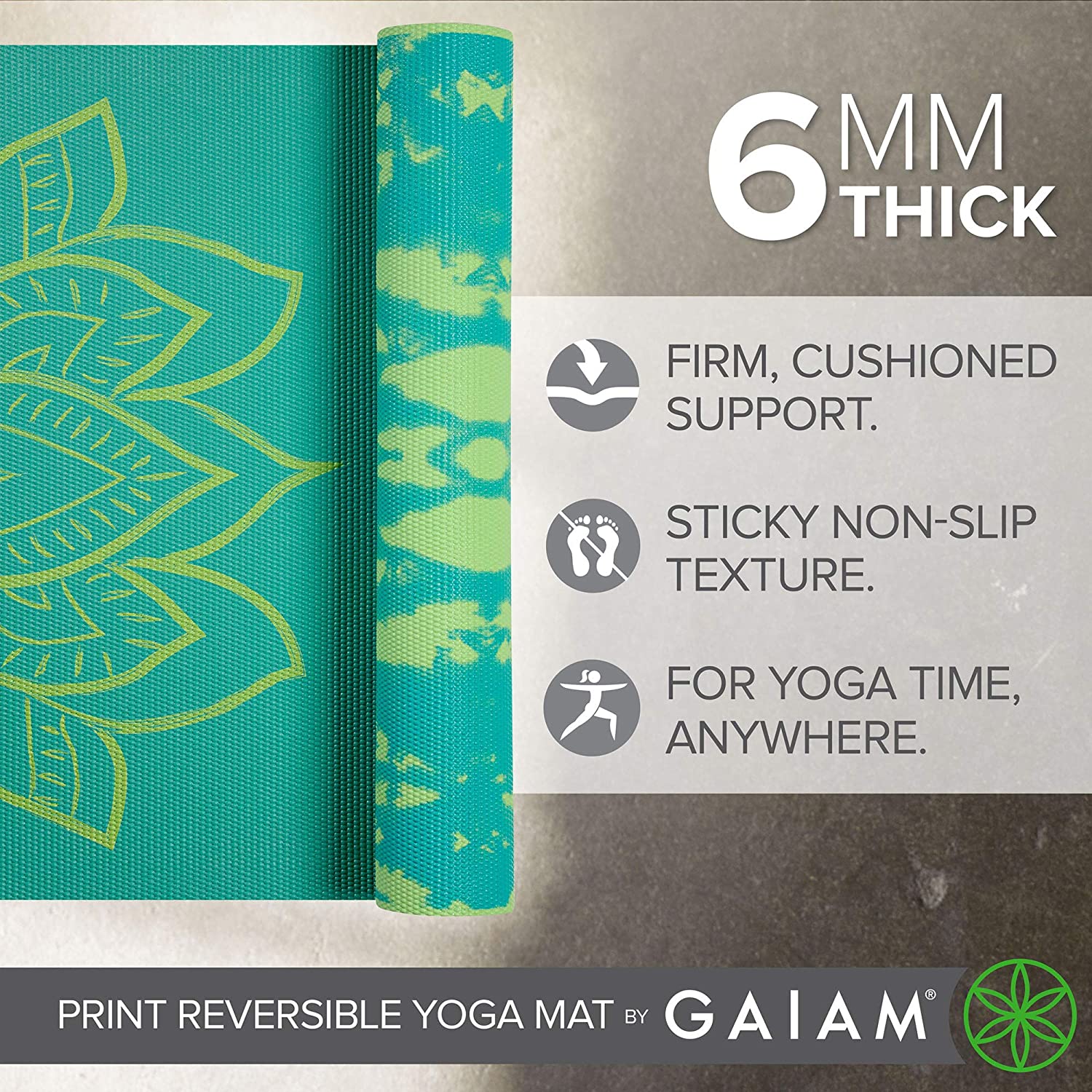 Tapis de yoga en mousse PU, matériau écologique