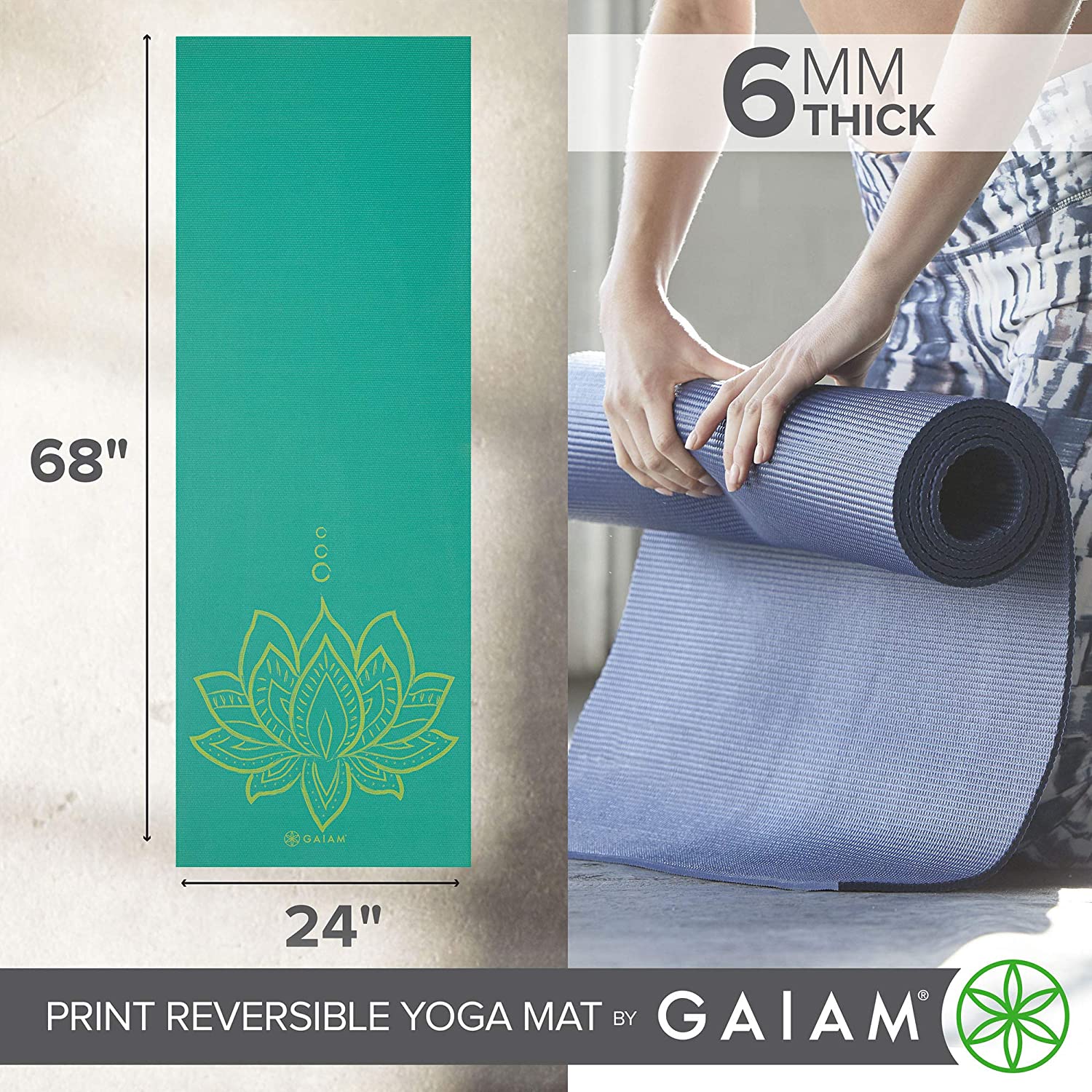 Tapis de yoga en mousse PU, matériau écologique