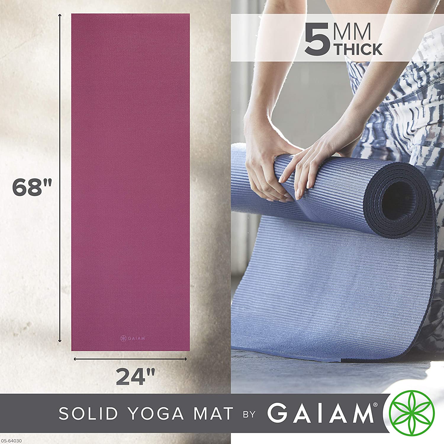 Tapis de yoga imprimé personnalisé en mousse PU