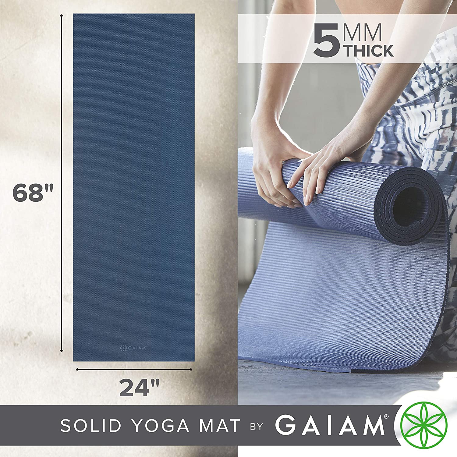 Tapis de yoga avec logo personnalisé FUR