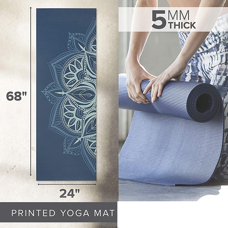 Tapis de yoga avec logo personnalisé PIR